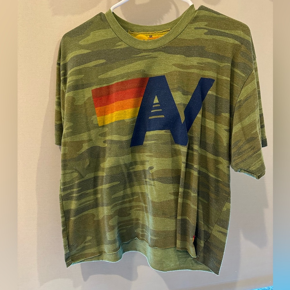 Camo aviator nation tee